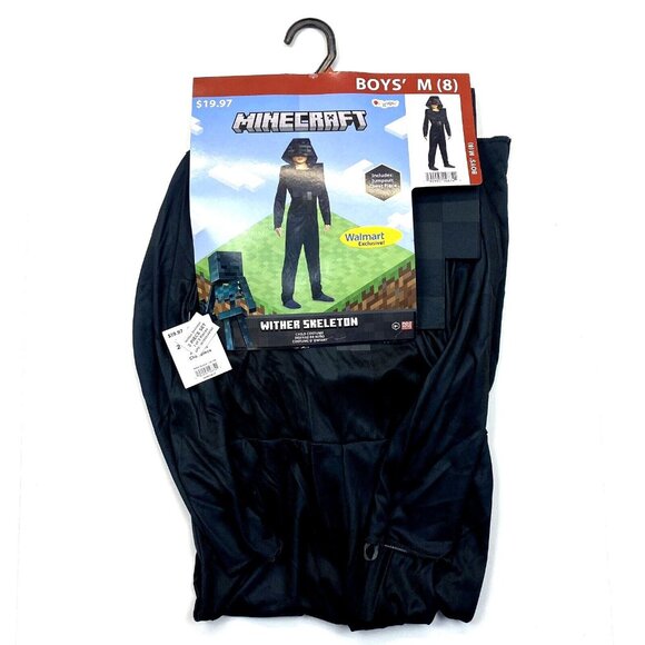 Minecraft Child Halloween Costume - Wither Skeleton - Boys' Size M (8) - Picture 1 of 4